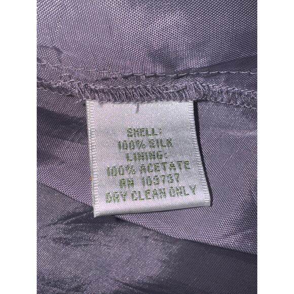 Donna Morgan Jessie Purple Silk Short Dress Sz 0 Bridesmaid Formal Wedding Guest - Picture 6 of 6